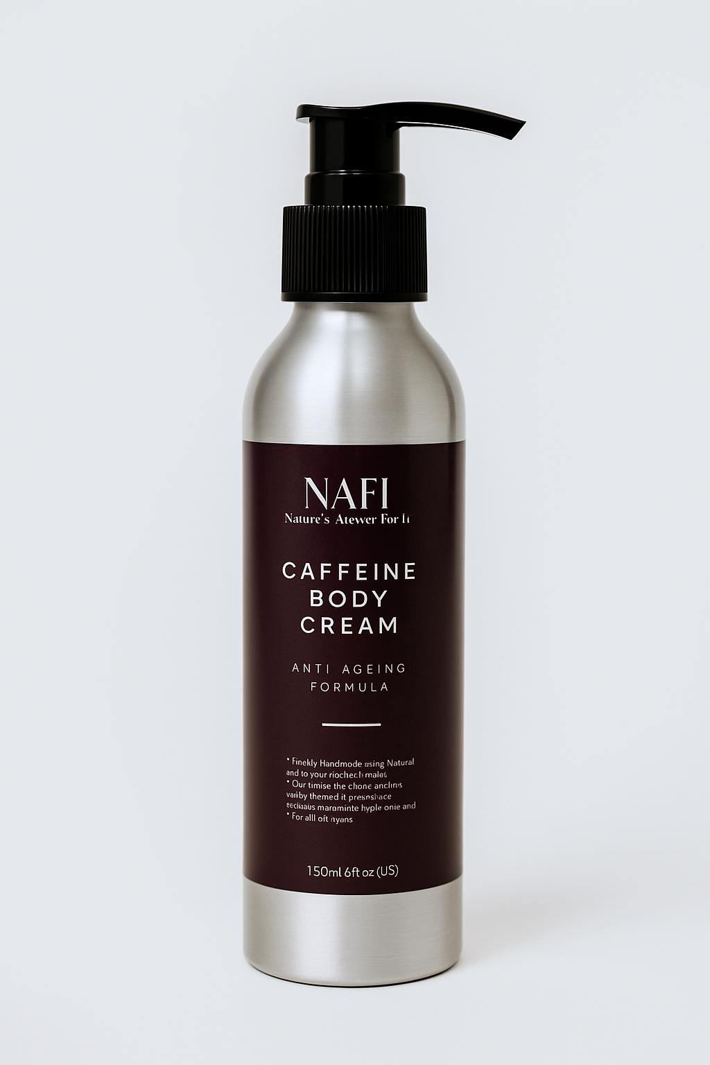 Coffee (Caffeine) Moisturizer | Organic Hydrating Face & Body Cream (150ml)