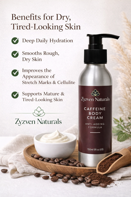 Coffee Body Moisturiser (250ml) | Hydrating Body Cream with Coffee Oil, Macadamia Oil & Shea Butter