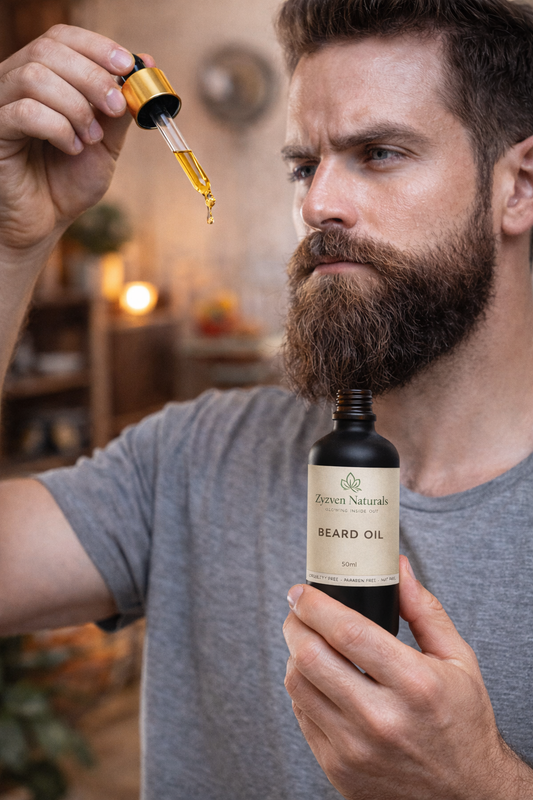 Botanical Beard Oil | Plant-Based Beard Oil for Beard Growth, Softness & Itch Relief (50ml)