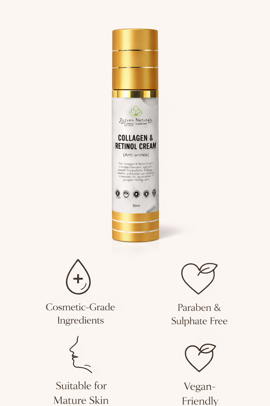 Collagen & Retinol Moisturizer | Organic Anti-Aging Face Cream (50ml)