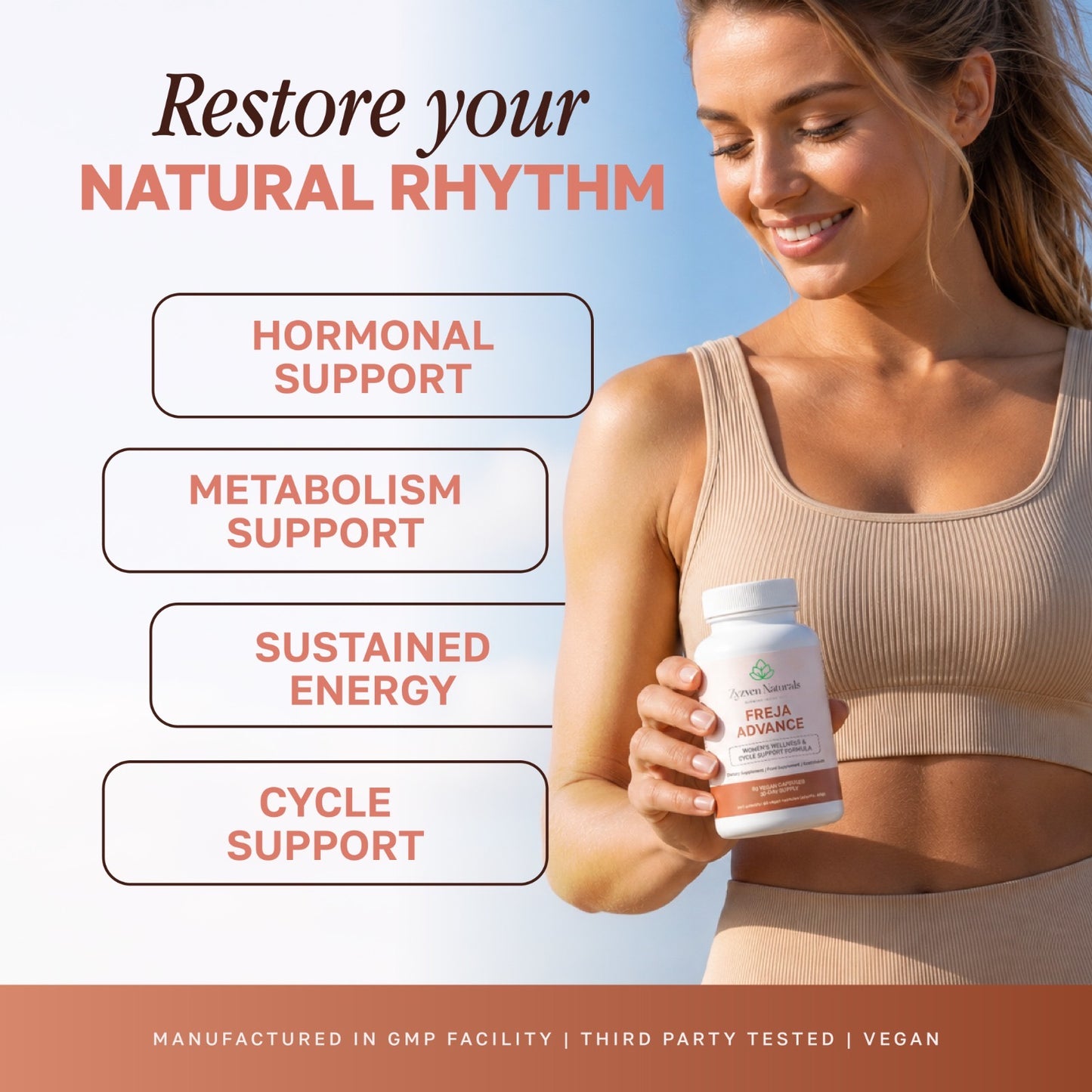 PCOS & Fertility Support Capsules (60 Count) | Freja Advance