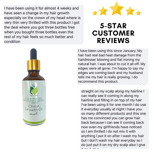 Hair Growth Oil | Organic Botanical Scalp & Hair Treatment (50ml)