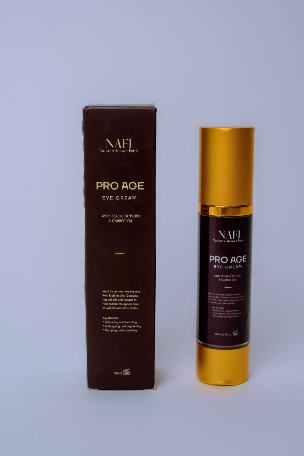 ProAge Eye Cream | Organic Anti-Aging Eye Cream with Hyaluronic Acid & Vitamin E (50ml)