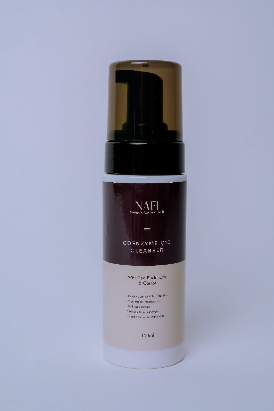 Coenzyme Q10 Facial Cleanser | Organic Anti-Aging Face Wash with Sea Buckthorn & Carrot (150ml)