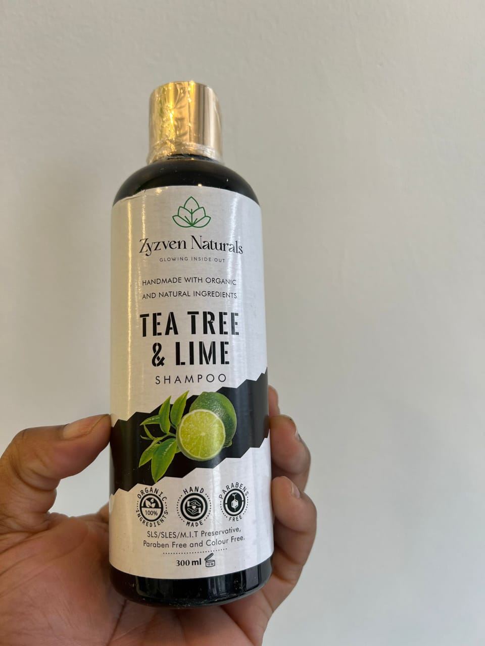 Tea Tree & Lime Shampoo (300ml) | Organic Clarifying Shampoo with Tea Tree, Lime & Rosemary