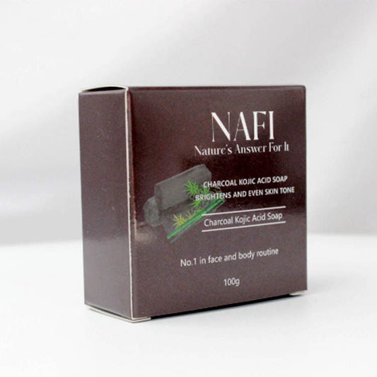 Charcoal & Kojic Acid Soap | Brightening Face & Body Soap for Acne & Dark Spots (100g)