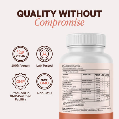 PCOS & Fertility Support Capsules (60 Count) | Freja Advance