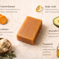 Carrot & Kojic Brightening Soap Bar (200g) | Face & Body Cleanser with Shea Butter, Avocado Oil & Vitamin E