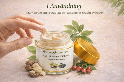 Facial Serum with Kojic Acid | Jharlis | Organic Brightening Serum Cream (50ml)