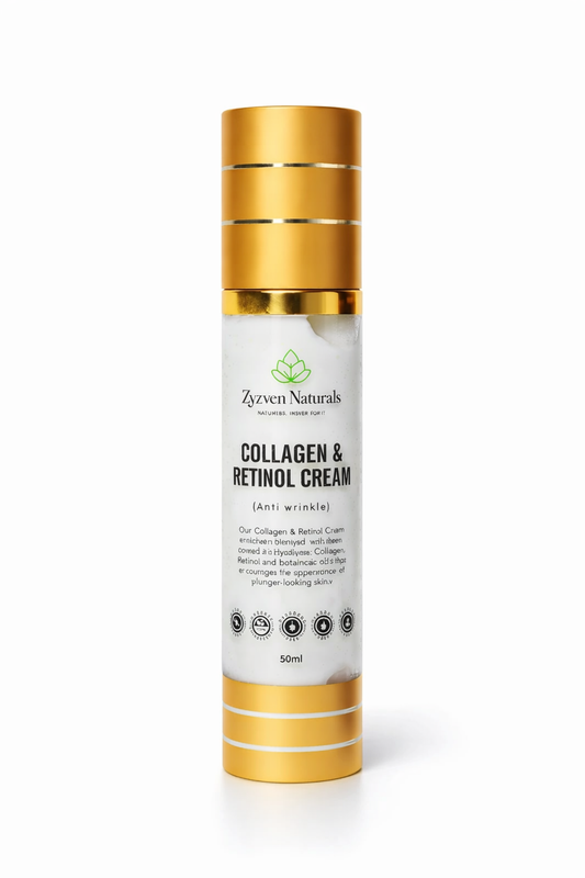 Collagen & Retinol Moisturizer | Organic Anti-Aging Face Cream (50ml)
