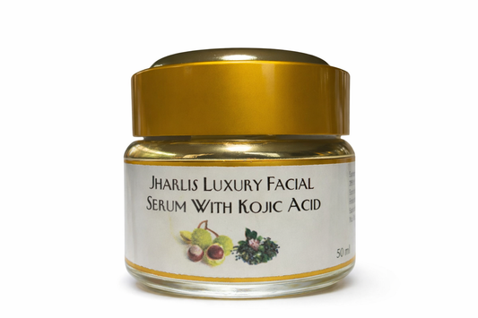 Facial Serum with Kojic Acid | Jharlis | Organic Brightening Serum Cream (50ml)