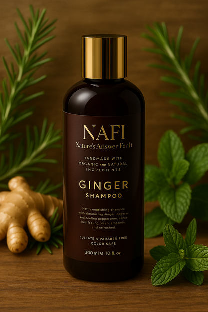 Ginger Shampoo | Organic Botanical Shampoo for Healthy Hair & Scalp