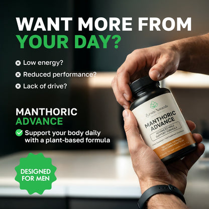 Men's Vitality & Performance Support Capsules (120 Count) | Manthoric Advance