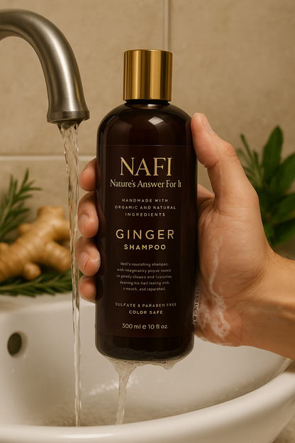Ginger Shampoo | Organic Botanical Shampoo for Healthy Hair & Scalp