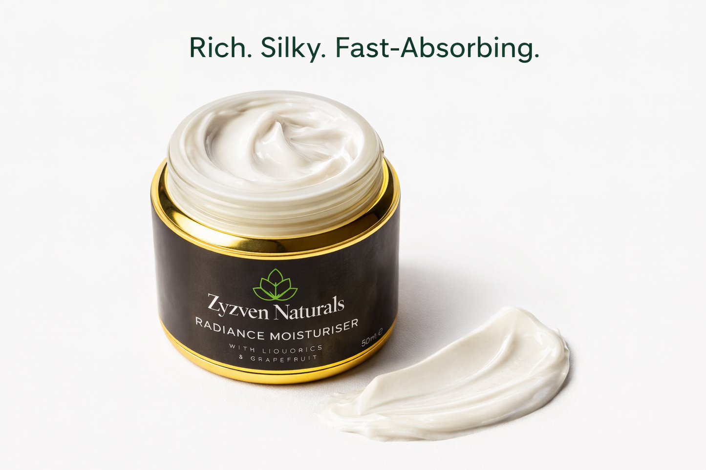 Radiance Moisturizer | Organic Brightening Face Cream for Dark Spots & Uneven Skin Tone (50ml)