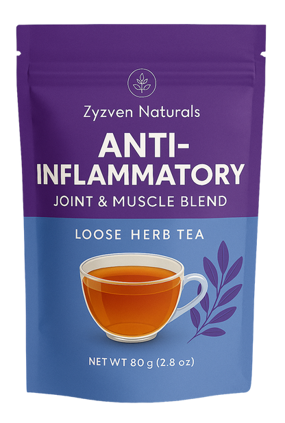 Anti-Inflammatory Joint & Muscle Tea – 80g | Zyzven Naturals