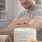 Orange & Sandalwood Body Cream (250ml) | Men's Moisturizer with Shea Butter, Rosehip & Avocado Oil