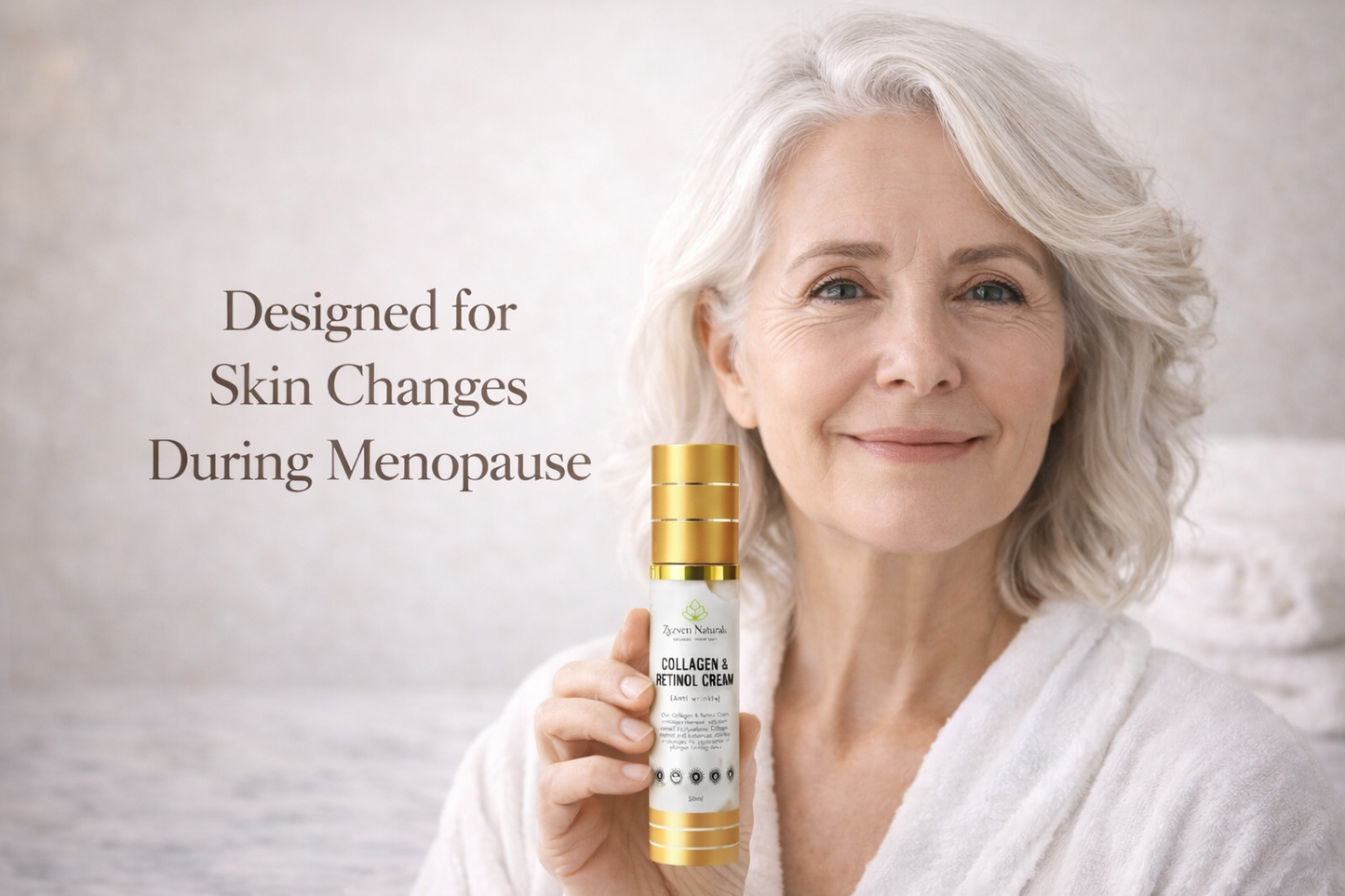 Collagen & Retinol Moisturizer | Organic Anti-Aging Face Cream (50ml)