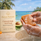 Carrot & Kojic Brightening Soap Bar (200g) | Face & Body Cleanser with Shea Butter, Avocado Oil & Vitamin E