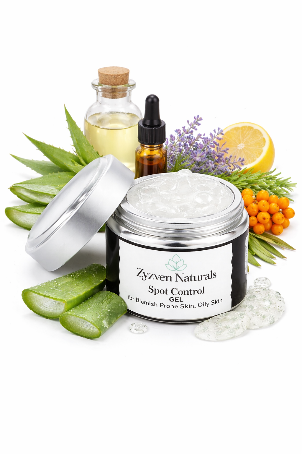 Blemish Control Spot Gel | Fast-Absorbing Acne Spot Treatment with Tea Tree & Aloe (30ml)