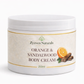 Orange & Sandalwood Body Cream (250ml) | Men's Moisturizer with Shea Butter, Rosehip & Avocado Oil