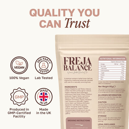 Menopause & Hormonal Wellness Organic Herbal Tea (80g) | Freja Balance