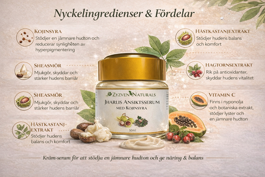 Facial Serum with Kojic Acid | Jharlis | Organic Brightening Serum Cream (50ml)