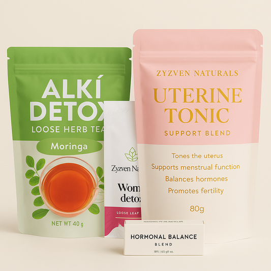 Uterine Fibroid Wellness Bundle | Women's Hormone Balance & Womb Support Kit