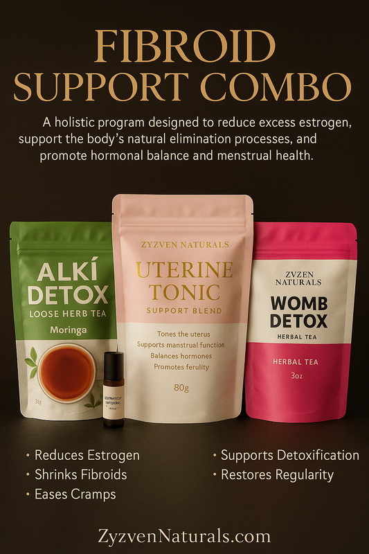 Uterine Fibroid Wellness Bundle | Women's Hormone Balance & Womb Support Kit