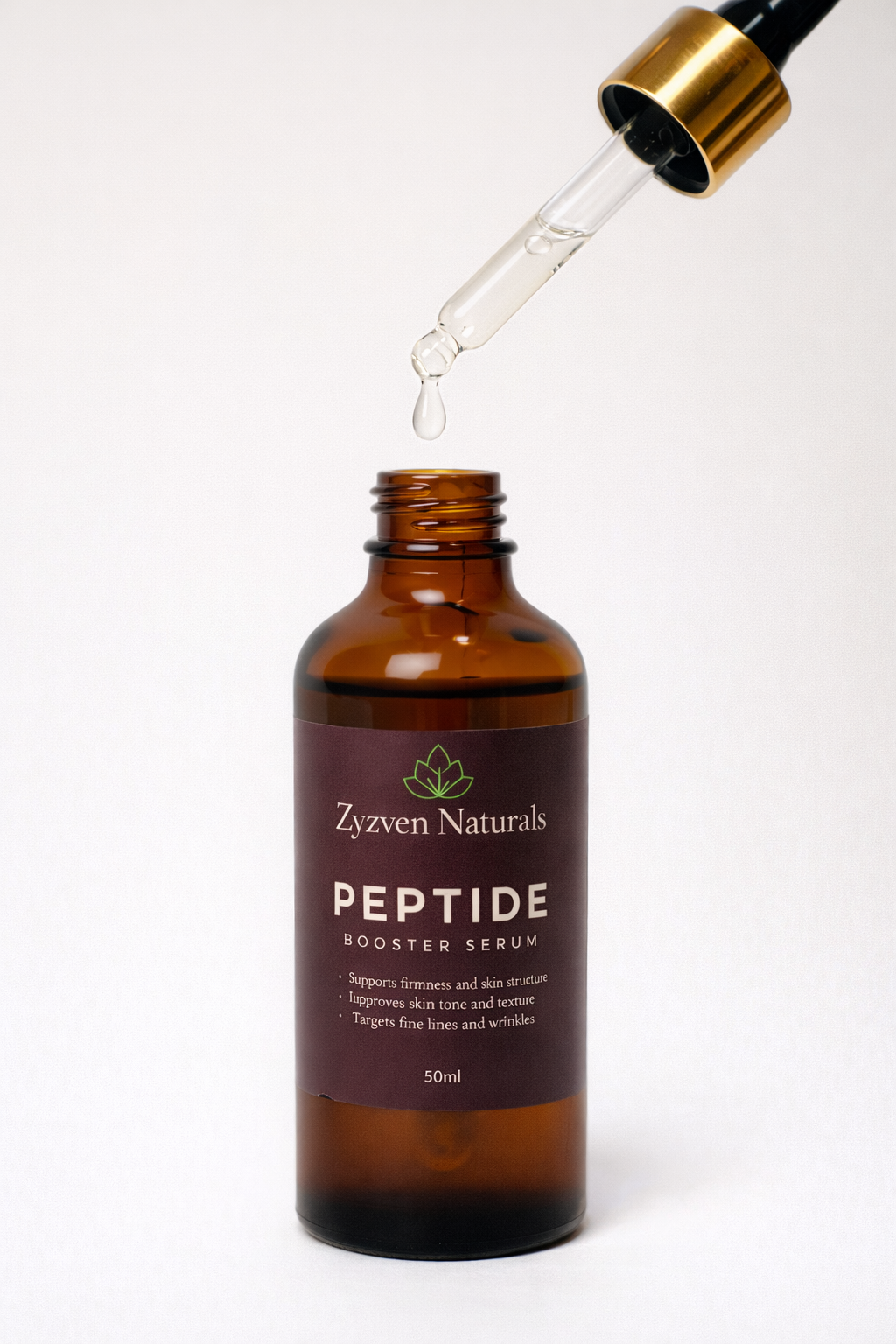 Peptide Booster Facial Serum | Quad-Peptide Anti-Aging Serum for Firm, Smooth Skin (50ml)