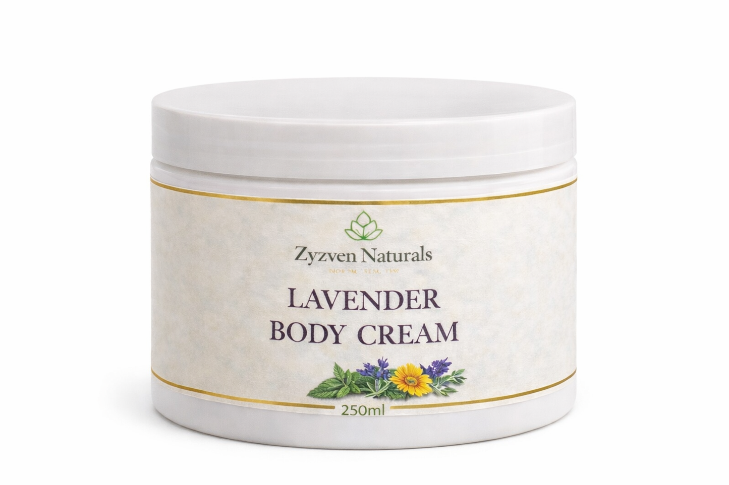 Lavender Face & Body Cream (200ml) | Hydrating Moisturizer with Lavender, Shea Butter & Rosehip Oil