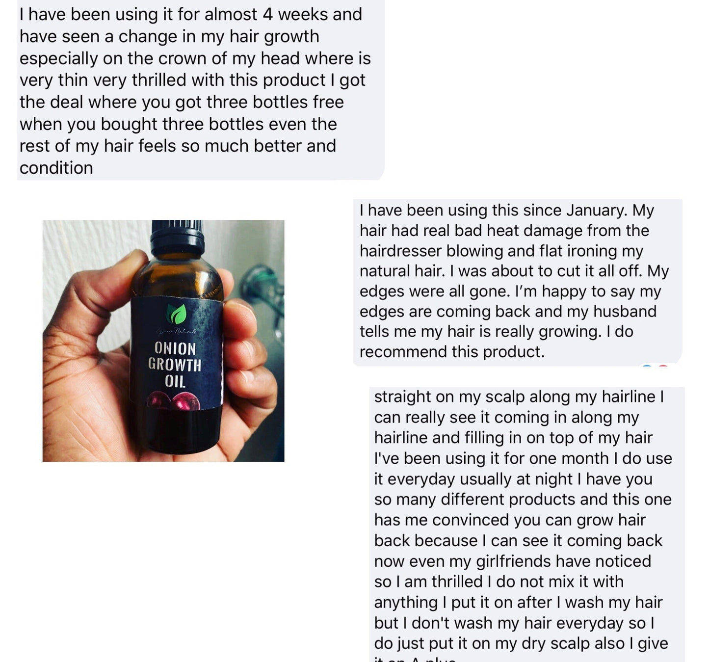 Hair Growth Oil | Organic Botanical Scalp & Hair Treatment (50ml)