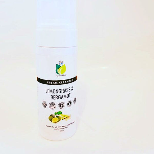 Lemongrass & Bergamot Cream Cleanser | Hydrating Makeup Removing Face Cleanser (150ml)