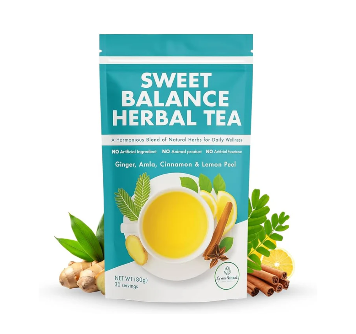 Blood Sugar Wellness Organic Herbal Tea (80g) | Sweet Balance