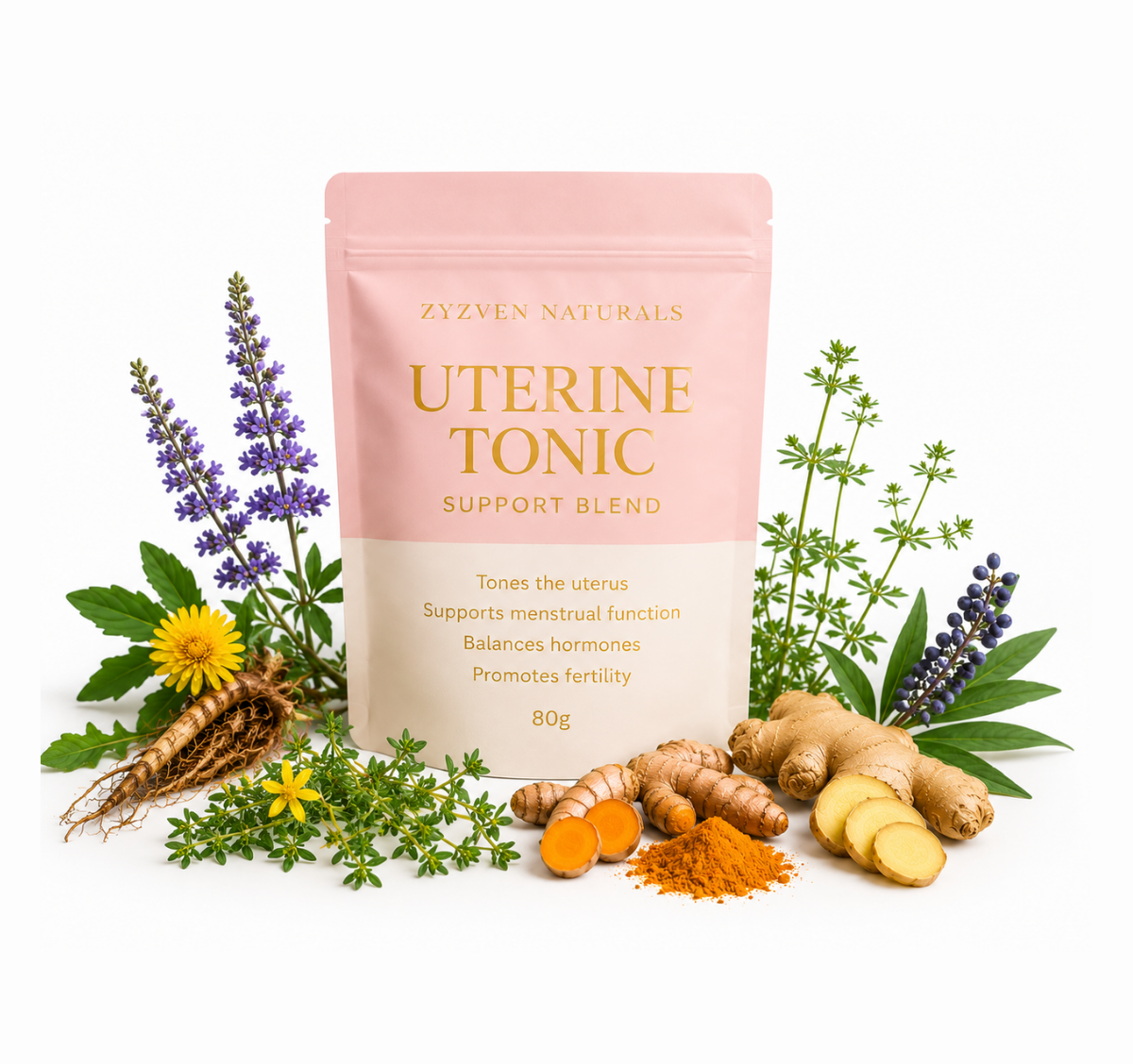 Fibroid Support, Menstrual Comfort & Reproductive Health | Uterine Tonic