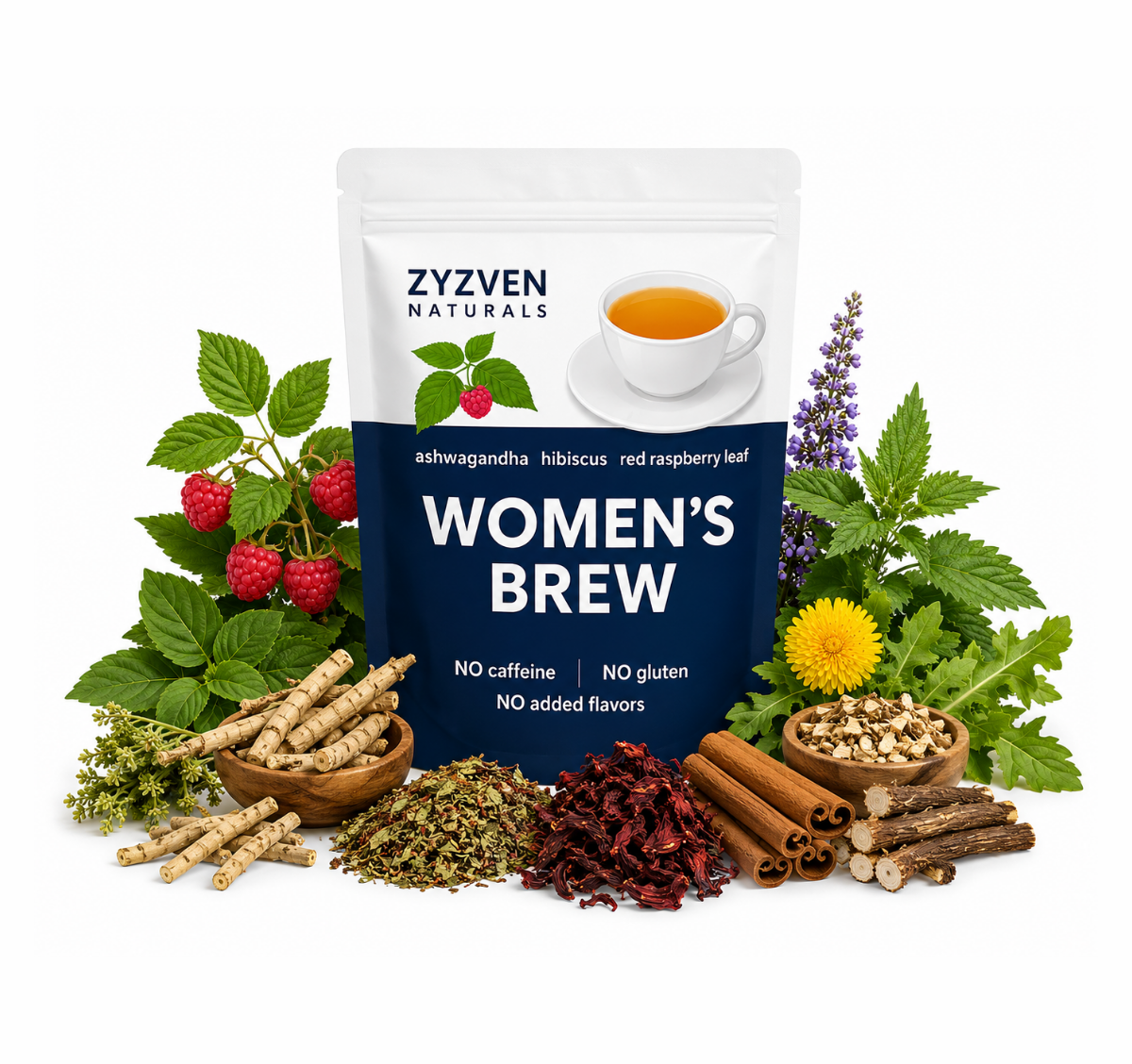Hormone, Reproductive & Cycle Wellness Organic Herbal Tea | Women's Brew